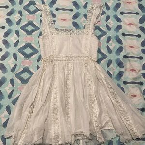 Stunningly gorgeous white FREE PEOPLE dress size S